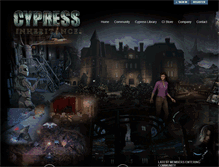 Tablet Screenshot of cypressinheritance.com